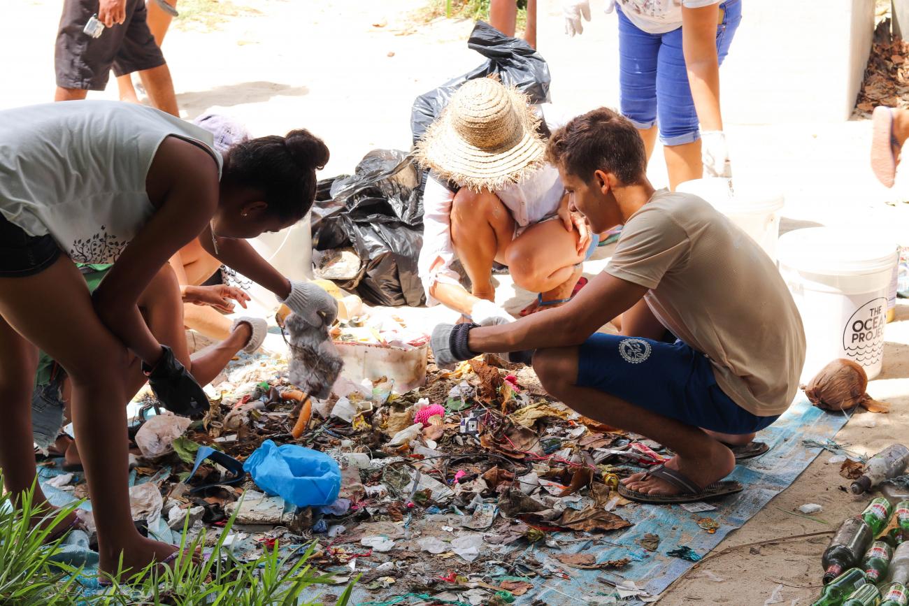 anse royale clean up photo